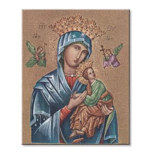 8" x 10" Our Lady of Perpetual Help Canvas Print (sold in packages of 3)