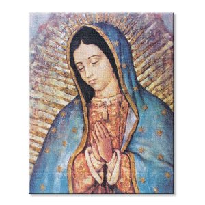 8" x 10" Our Lady of Guadalupe Canvas Print (sold in packages of 3)