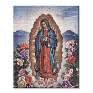 8" x 10" Our Lady of Guadalupe Canvas Print (sold in packages of 3)