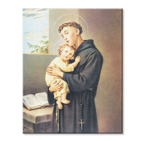 8" x 10" St. Anthony Canvas Print (sold in packages of 3)