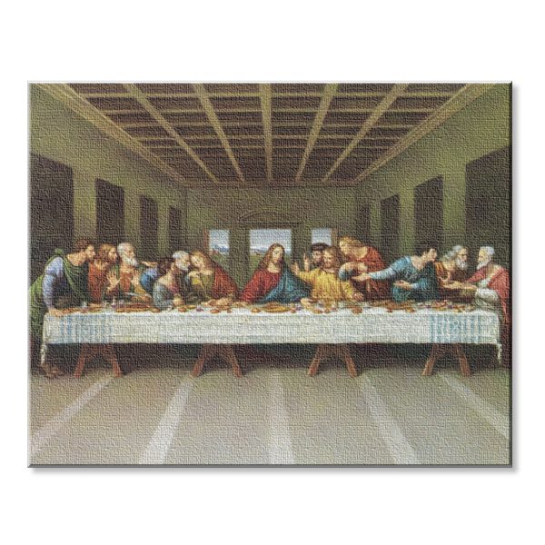 8" x 10" Last Supper Canvas Print (sold in packages of 3)