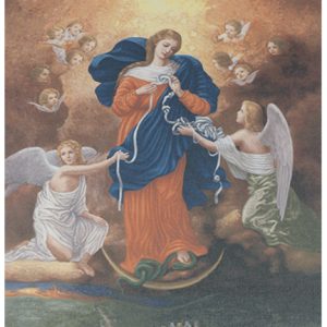 8" x 10" Our Lady Untier of Knots Canvas Print (sold in packages of 3)