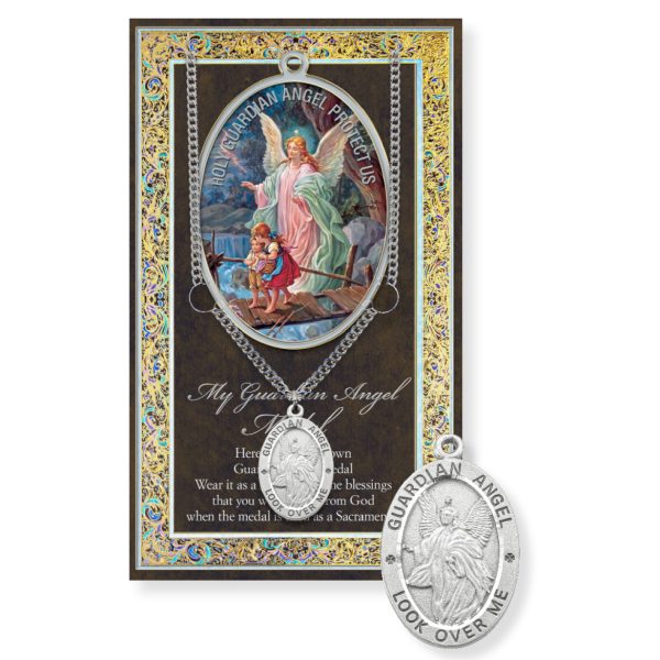 Guardian Angel Biography Pamphlet and Patron Saint Medal