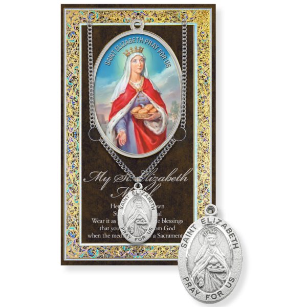 Saint Elizabeth Biography Pamphlet and Patron Saint Medal