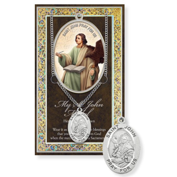 Saint John Biography Pamphlet and Patron Saint Medal