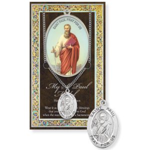 Saint Paul Biography Pamphlet and Patron Saint Medal