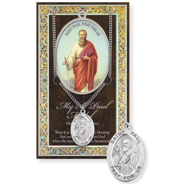 Saint Paul Biography Pamphlet and Patron Saint Medal