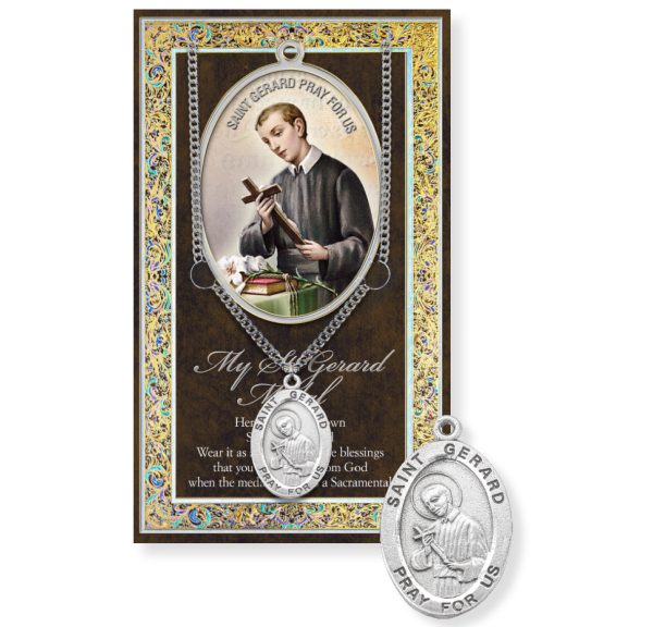Saint Gerard Biography Pamphlet and Patron Saint Medal