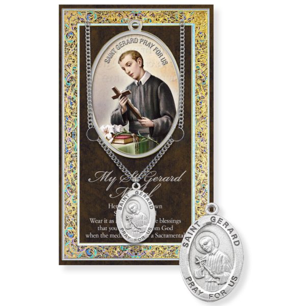 Saint Gerard Biography Pamphlet and Patron Saint Medal