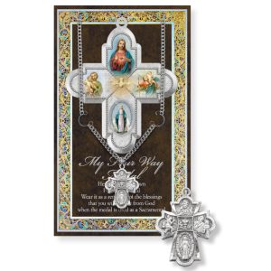 First Communion Pamphlet and Medal