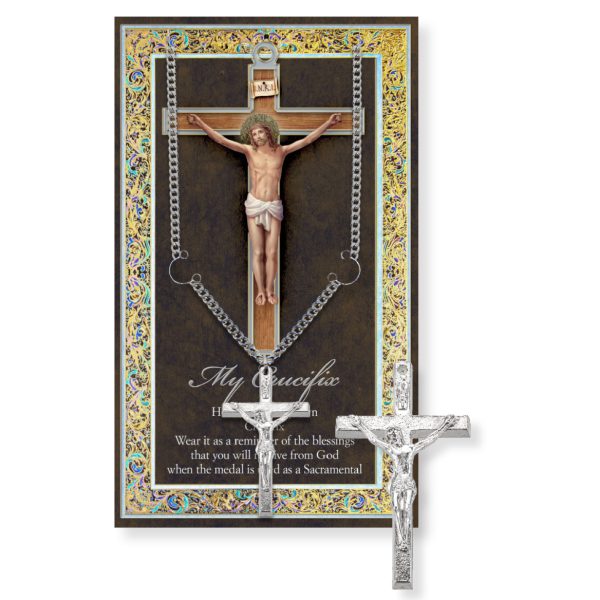 Crucifix Biography Pamphlet and Crucifix