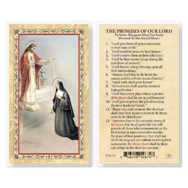 The Promises of Our Lord Gold-Stamped Laminated Prayer Card (pack of 25)