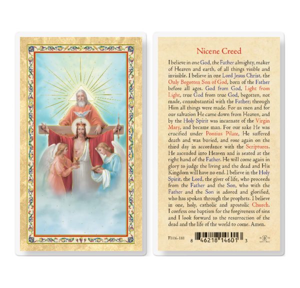 Nicene Creed Gold-Stamped Laminated Prayer Card (pack of 25)