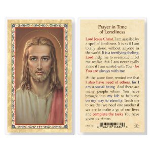 Prayer in Time of Loneliness Gold-Stamped Laminated Prayer Card (pack of 25)