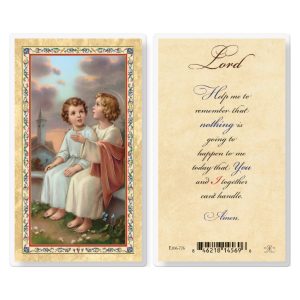Lord Help Me to Remember Gold-Stamped Laminated Prayer Card (pack of 25)