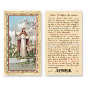 Comfort for Those Who Mourn Gold-Stamped Laminated Prayer Card (pack of 25)