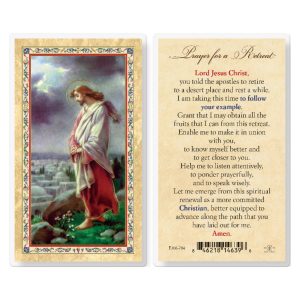 Prayer for a Retreat Gold-Stamped Laminated Prayer Card (pack of 25)