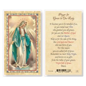 Prayer for Grace Gold-Stamped Laminated Prayer Card (pack of 25)