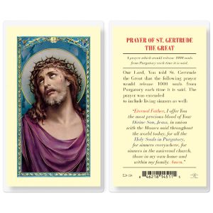 Souls in Purgatory Laminated Prayer Card (pack of 25)