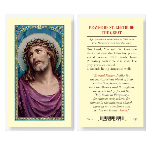 Souls in Purgatory Laminated Prayer Card (pack of 25)