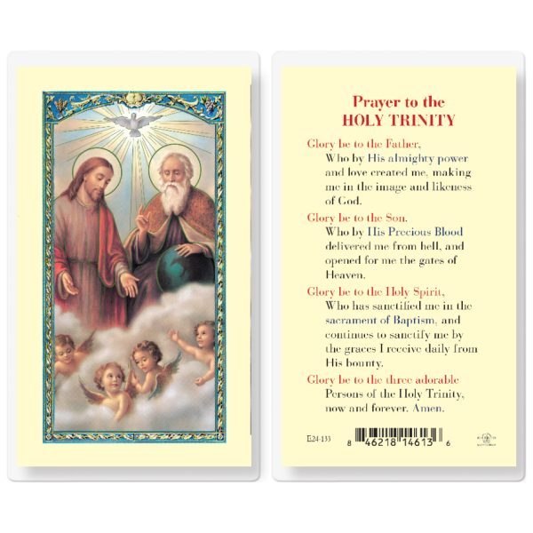 Holy Trinity Laminated Holy Card (pack of 25)