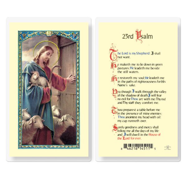 Twenty Third Psalm Laminated Prayer Card (pack of 25)