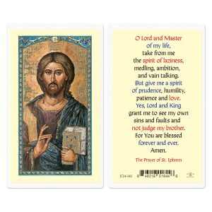 Lord and Master Prayer Laminated Prayer Card (pack of 25)