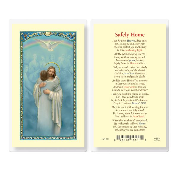 Safely Home Laminated Prayer Card (pack of 25)