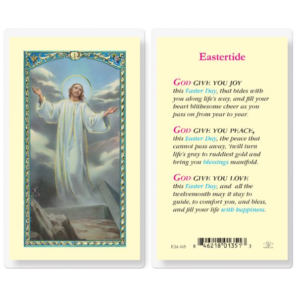 Eastertide Laminated Holy Card (pack of 25)