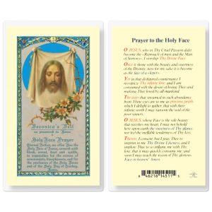 Prayer to the Holy Face Laminated Prayer Card (pack of 25)