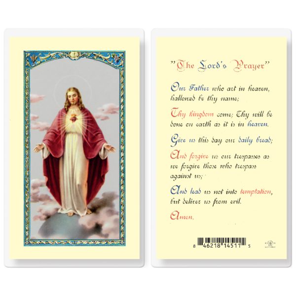 Lord's Prayer Laminated Holy Card (pack of 25)