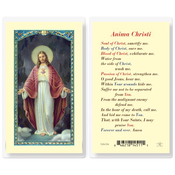 Anima Christi Laminated Holy Card (pack of 25)