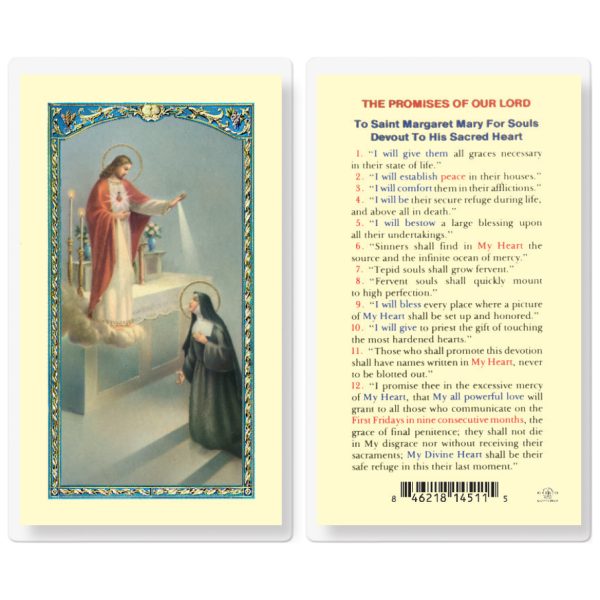 Promises of Our Lord Laminated Holy Card (pack of 25)