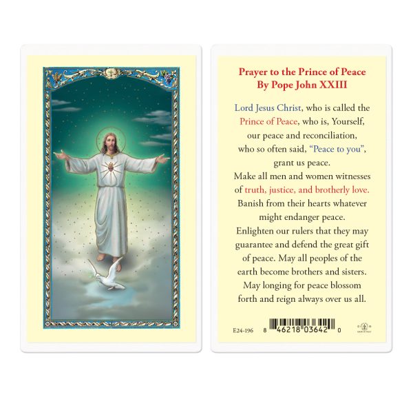 Prince of Peace Laminated Prayer Card (pack of 25)