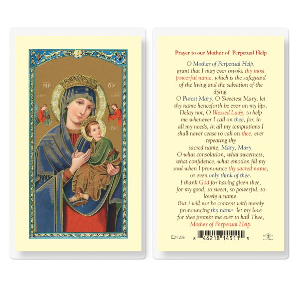 Our Lady of Perpetual Help Laminated Prayer Card (pack of 25)