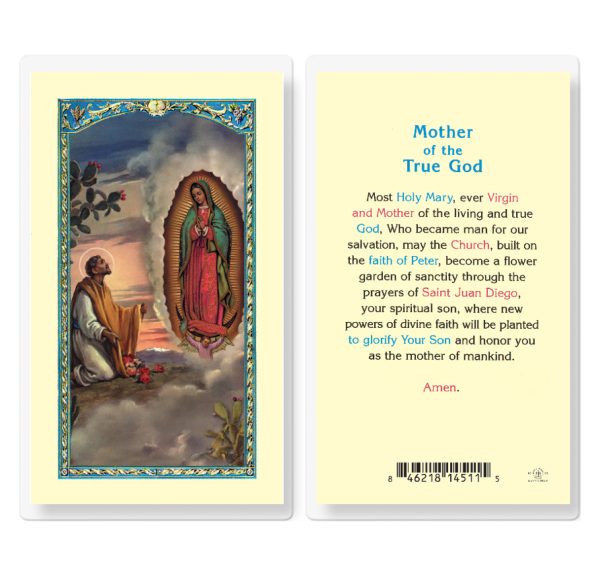 Mother of True God Laminated Prayer Card (pack of 25)