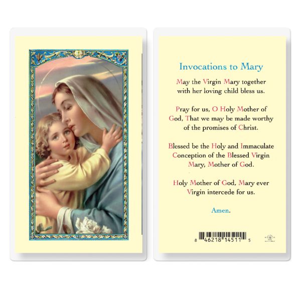 Invocation Prayer Laminated Prayer Card (pack of 25)