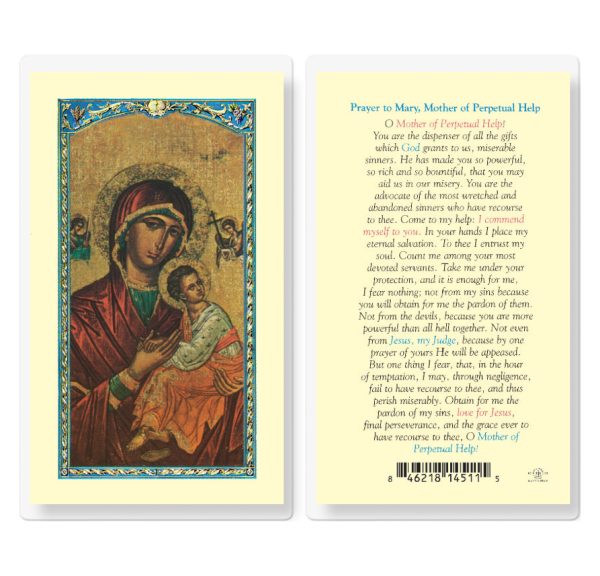Mother of Perpetual Help Laminated Prayer Card (pack of 25)