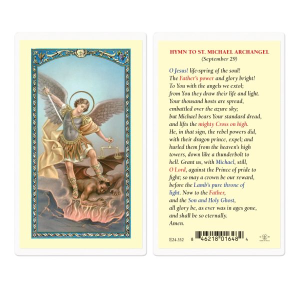 Saint Michael Laminated Prayer Card (pack of 25)