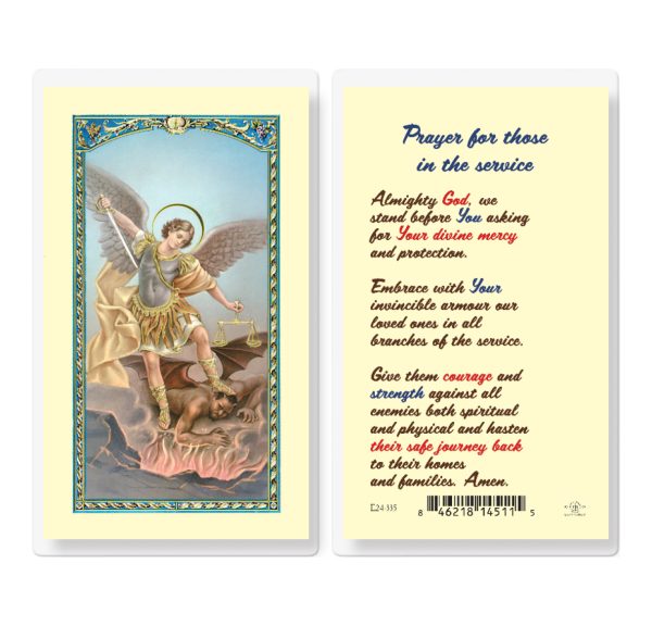 Those in the Service Laminated Prayer Card (pack of 25)