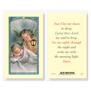 Now I Lay Me Down to Sleep Laminated Prayer Card (pack of 25)
