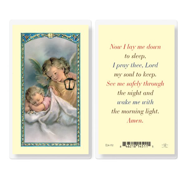 Now I Lay Me Down to Sleep Laminated Prayer Card (pack of 25)