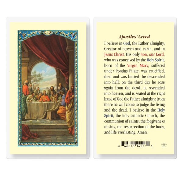 Apostles' Creed Laminated Prayer Card (pack of 25)