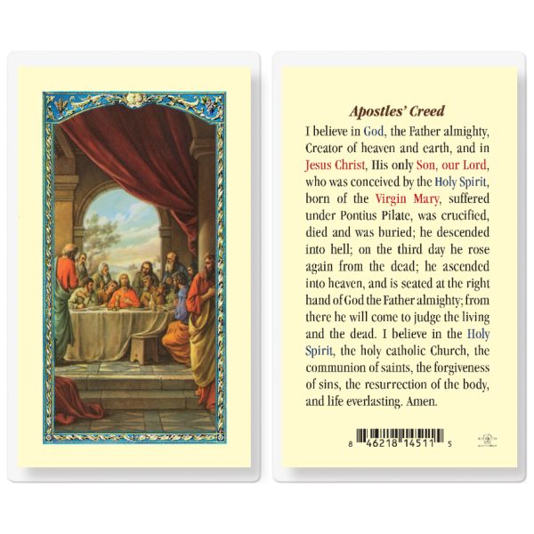 Apostles' Creed Laminated Holy Card (pack of 25)