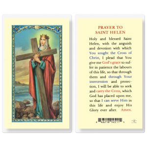 Saint Helen Laminated Prayer Card (pack of 25)