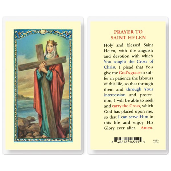 Saint Helen Laminated Holy Card (pack of 25)