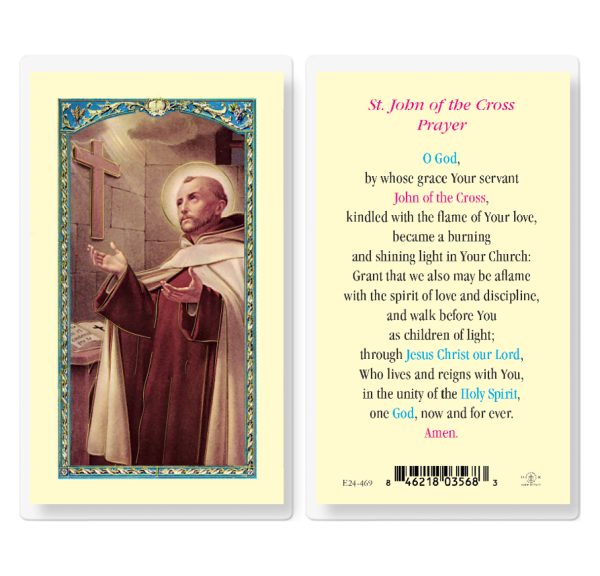 Saint John of the Cross Laminated Prayer Card (pack of 25)