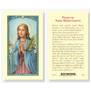 Saint Maria Goretti Laminated Prayer Card (pack of 25)