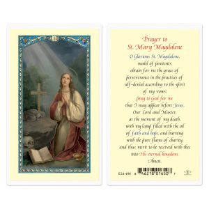 Saint Mary Magdalene Laminated Prayer Card (pack of 25)