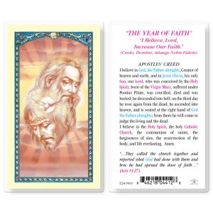 Year of Faith Laminated Prayer Card (pack of 25)